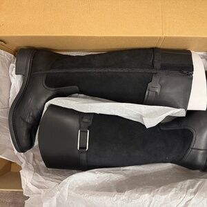 Clarks Women's Collection Maye Carly Tall NWOT Black‎ Over the Knee Boots